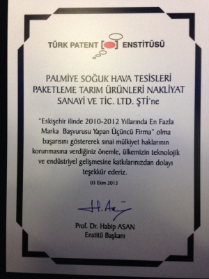 Marka Başvuru &Ouml;d&uuml;l&uuml;